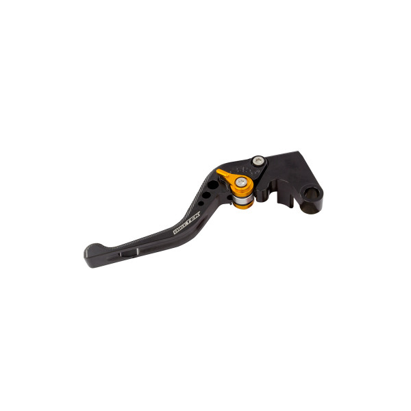 biketek Biketek adjustable cnc clutch lever short  - black / gold adjuster - #c81s